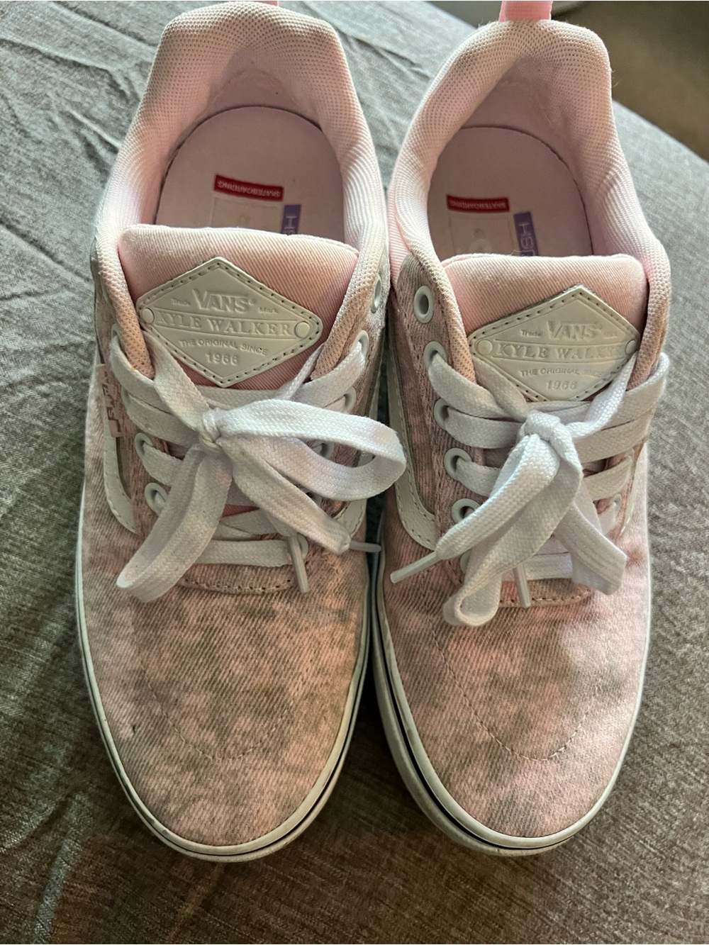 Vans Kyle Walker Women's Pink and White Skate Sneakers
